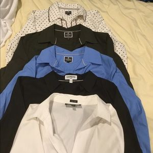 Lot of 5 Express The Essential Shirts (L/XL)